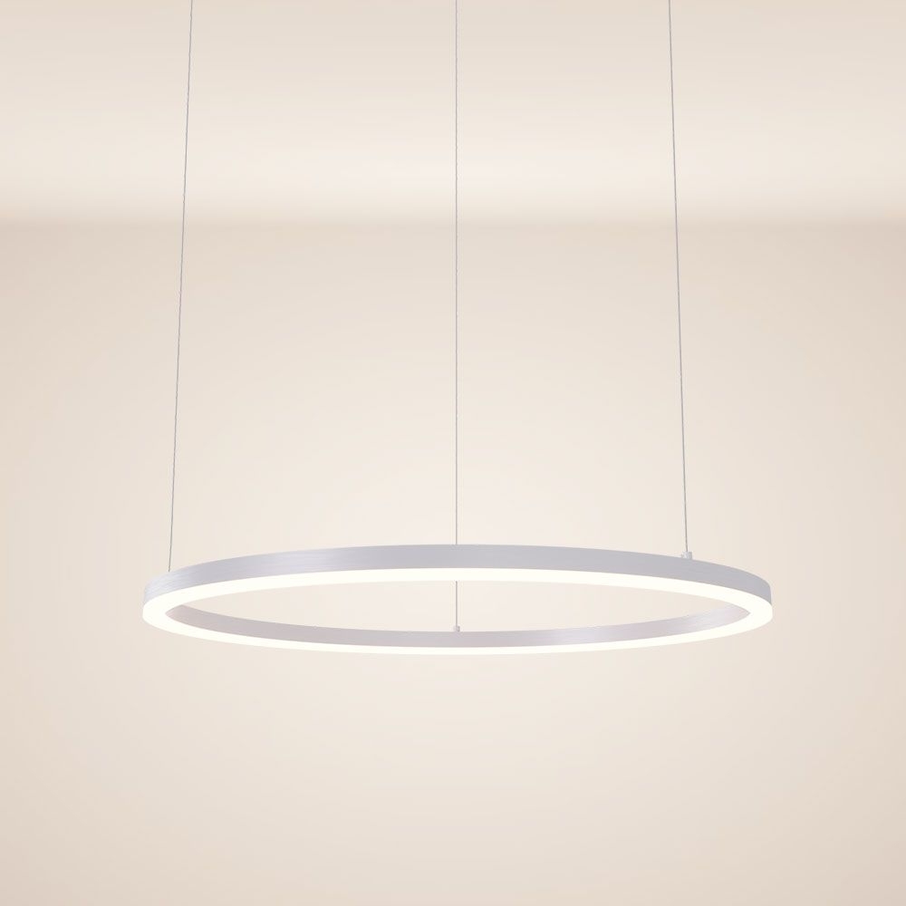 s.luce LED Ring Hängelampe Ø 80cm Weiß Bild 1