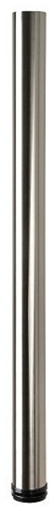 Hettich Möbelfuß 6,0 x 84 - 87 cm Edelstahl-Optik - 1 Stück Bild 1