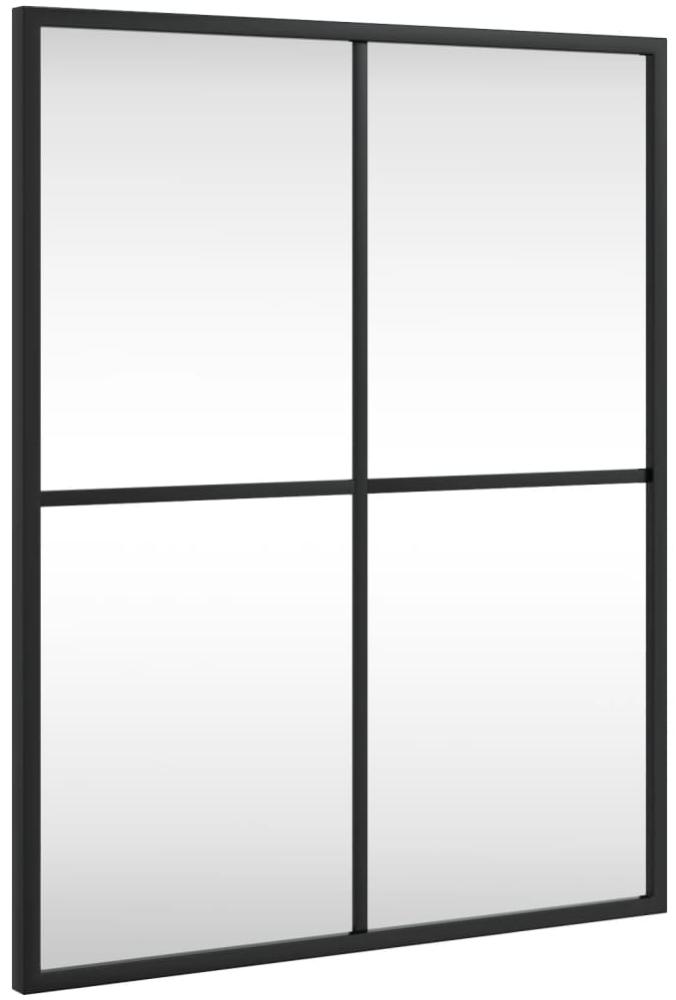 vidaXL Wandspiegel, Metall schwarz, 40x50 cm Bild 1