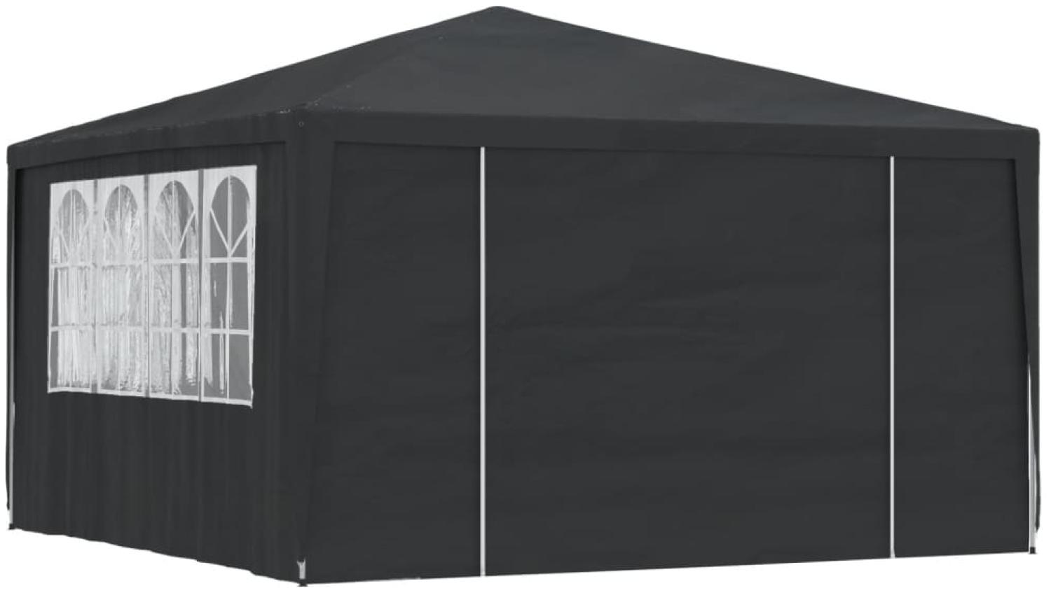 vidaXL Profi-Partyzelt mit Seitenwänden 4×4 m Anthrazit 90 g/m² 48535 Bild 1