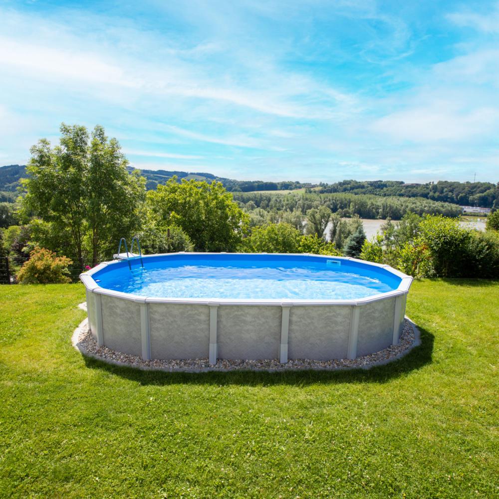 Steinbach Stahlwand Swimming Pool Set "Grande oval", 610 x 366 x 135 cm Bild 1