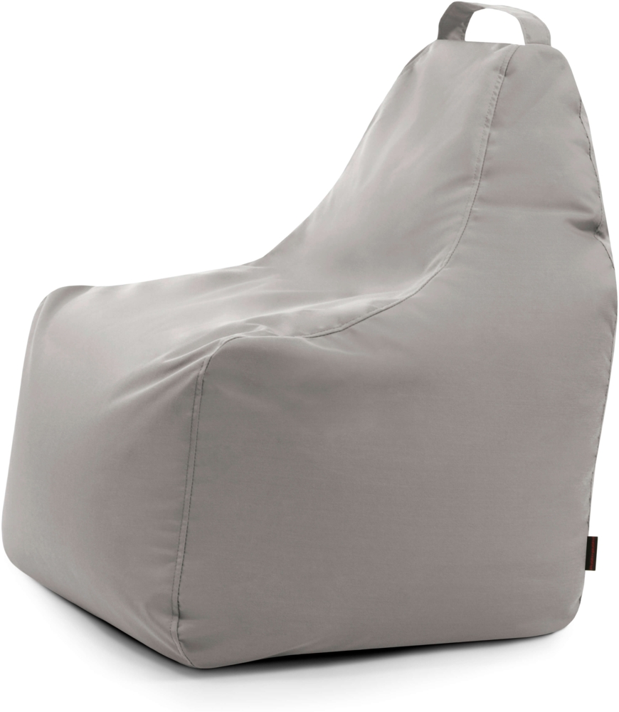 Sitzsack ‘Play‘, Bezugstoff - Colorin, 100% Olefin, White grey, 85x80x80 cm. Bild 1