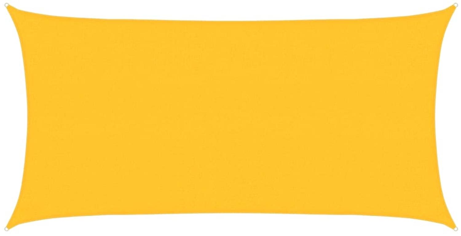 vidaXL Sonnensegel 160 g/m² Gelb 2,5x5 m HDPE 311566 Bild 1
