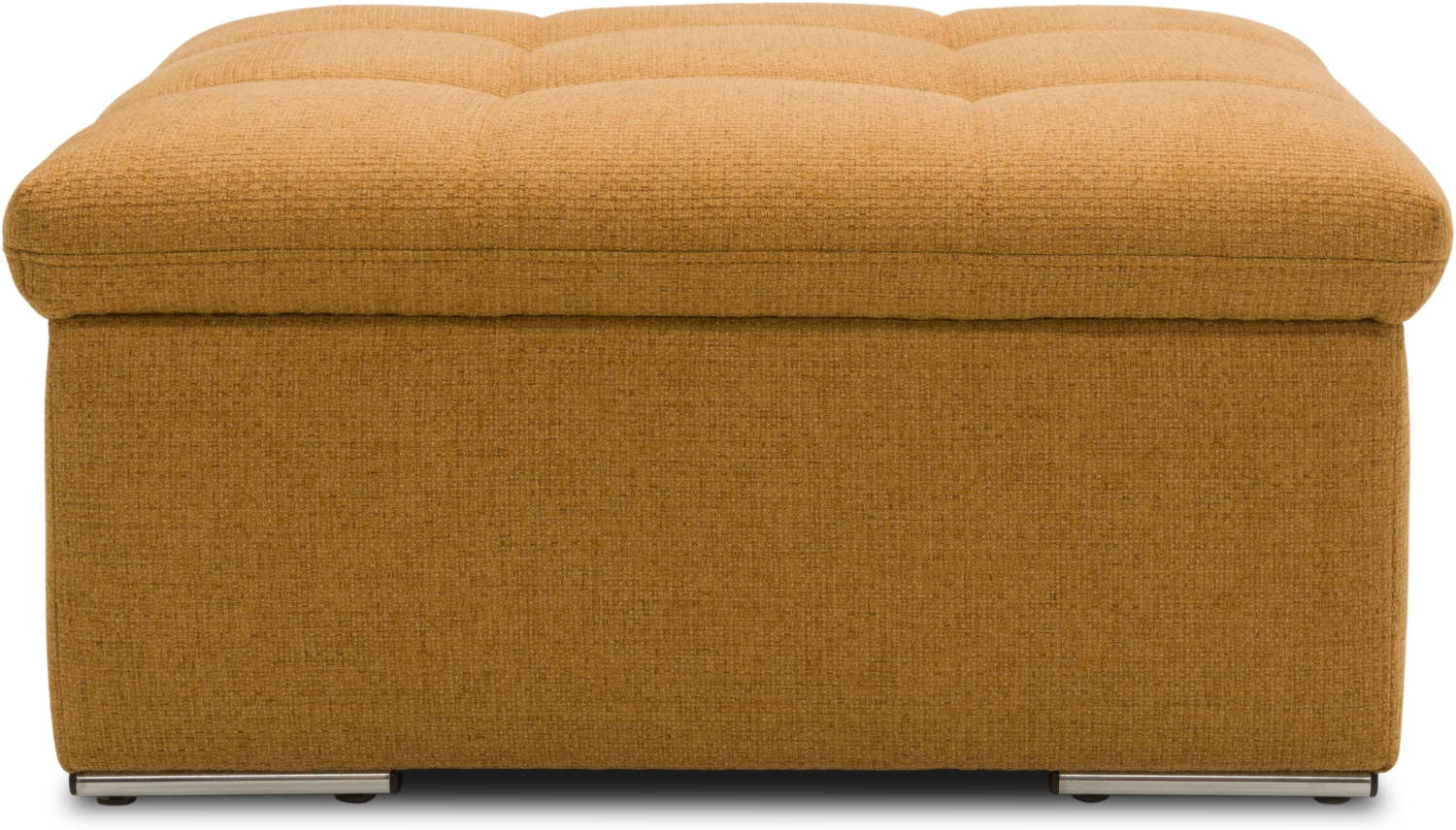 DOMO Collection Lagoa, Hocker, Webstoff gold, 87 x 87 cm Bild 1