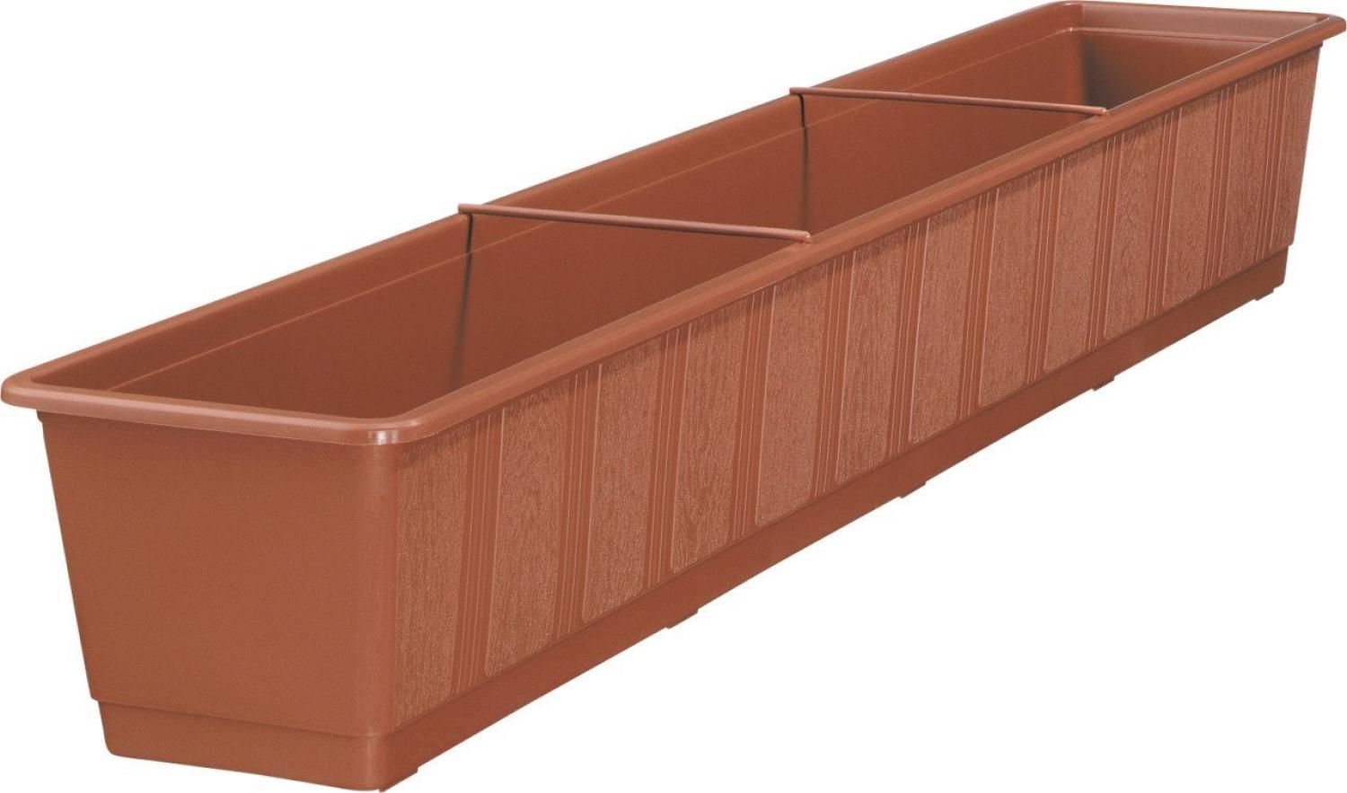 Geli Blumenkasten Standard 100 cm terracotta Bild 1