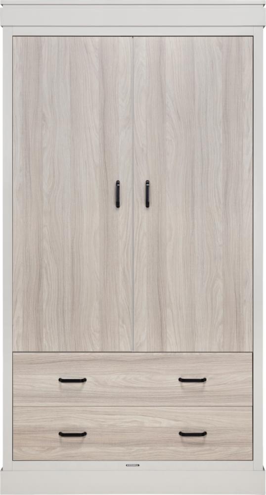 Kidsmill Newport Kleiderschrank 2-Türen - Oatmeal, 110 - 112 x 57 x 211 cm (B x T x H) Bild 1