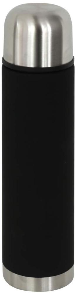 dobman exclusive Thermosflasche Edelstahl schwarz 0,5 Ltr. Bild 1