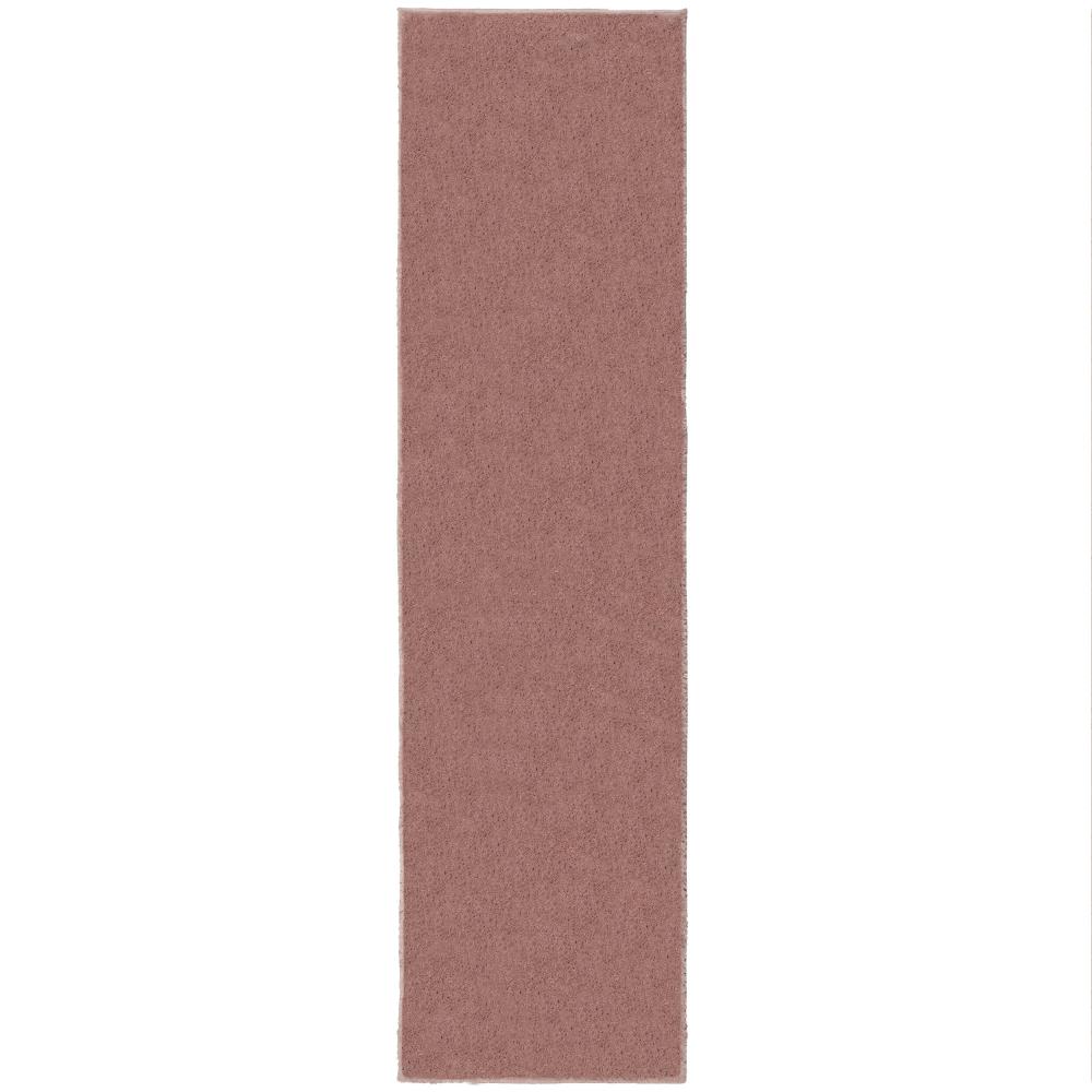 Kadima Design Samtweicher Teppich "Tummel" – 100% Recycelt – Strapazierfähig & Umweltfreundlich. Farbe: Rosa, 60x230 cm Bild 1