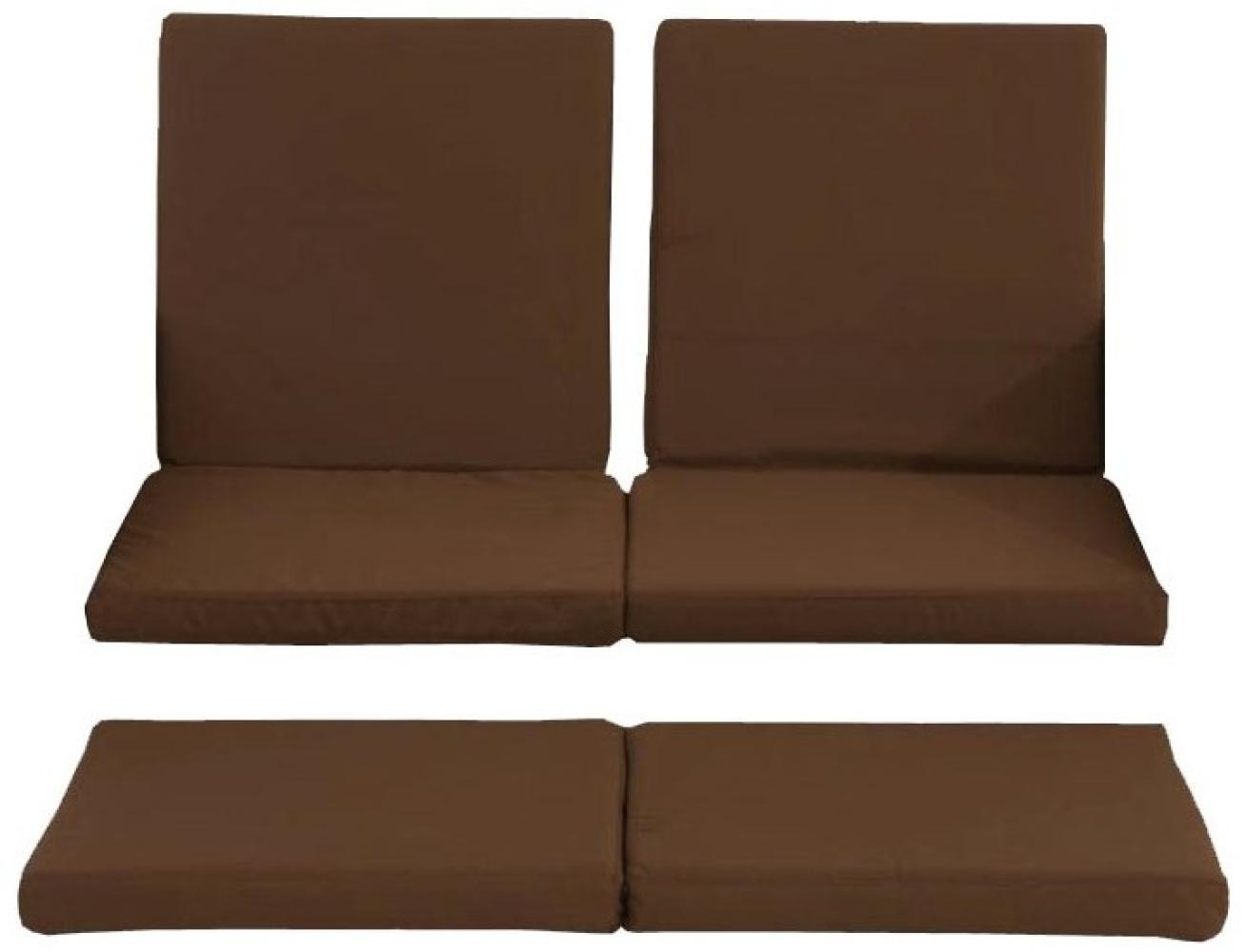 3er-Set Kissenbezüge Sofa Ancona, terrabraun Bild 1