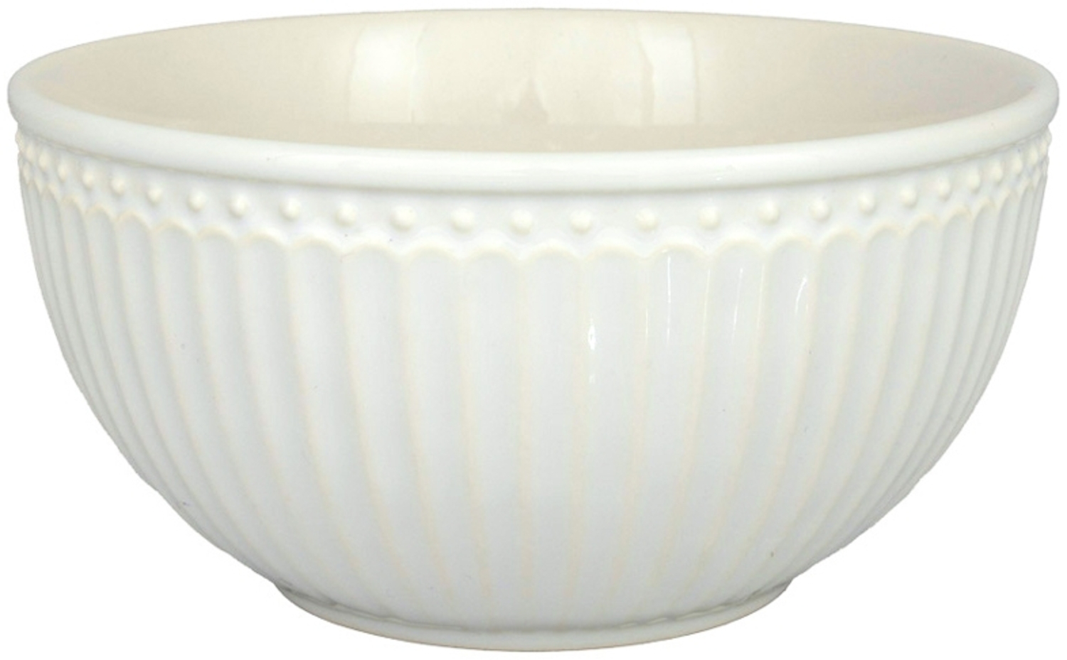 Greengate Servierschüssel 17 cm Alice white medium Bild 1