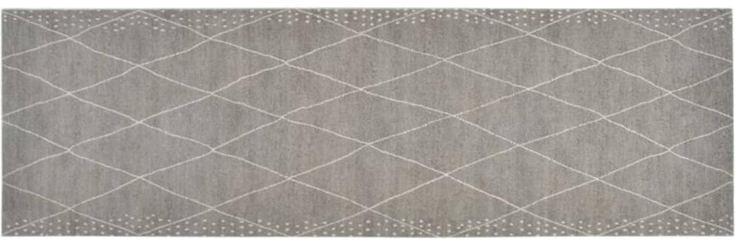 vidaXL Küchenteppich Waschbar Raute 60x180 cm Samt 136565 Bild 1