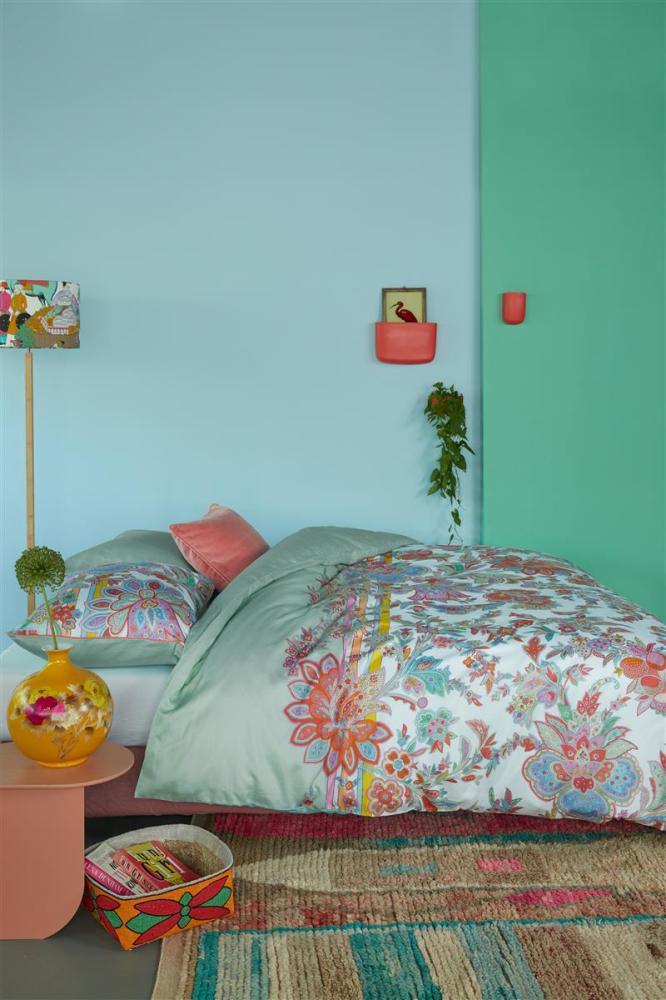 Oilily Mako-Satin Bettwäsche Fine Paisley Multi 135X200 135 x 200 cm + 1x 80 x 80 cm 1 Bettbezug, 1 Kissenbezug Multi Bild 1