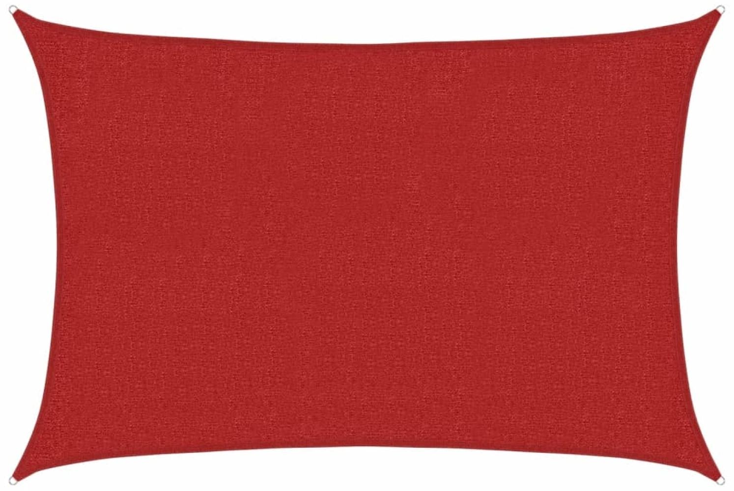 vidaXL Sonnensegel 160 g/m² Rot 2x3 m HDPE 311612 Bild 1