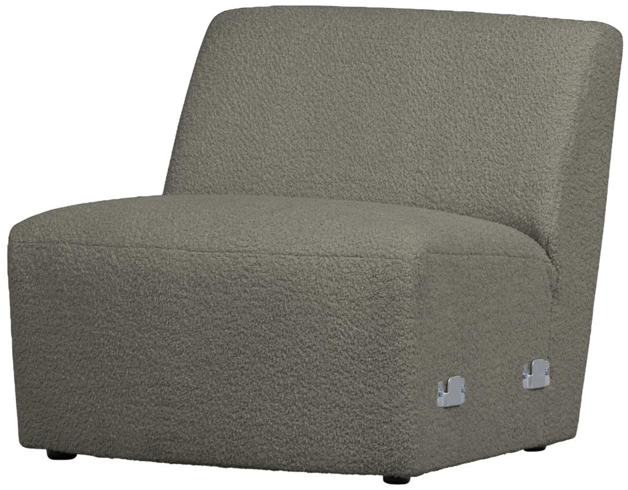 Modulsofa Coco 1-Sitzer aus Boucle-Stoff, Grün Bild 1