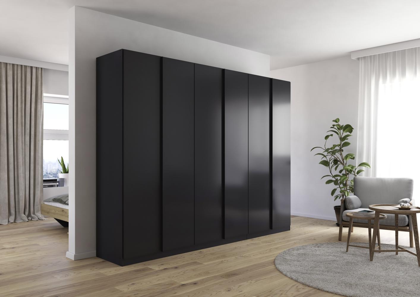 Drehtürenschrank >Monostar< in grau metallic - 271x210x54 (BxHxT) Bild 1