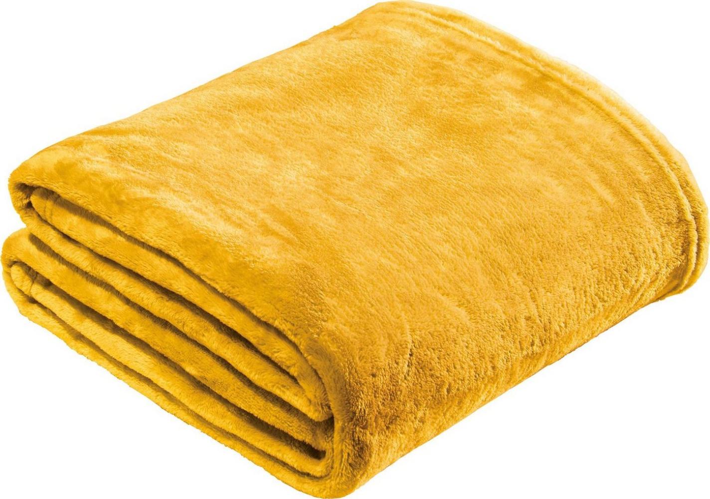 Wohndecke Wohndecke "Amarillo", REDBEST, Fleece Uni Bild 1