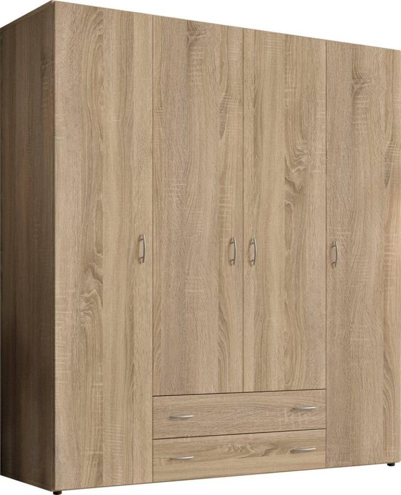 Schlafkontor Drehtürenschrank Base Kleiderschrank Joe Garderobe Hochschrank Wäscheschrank, Bega Schrank Schlafzimmer Bestseller in 3 Breiten und 2 Farben Bild 1