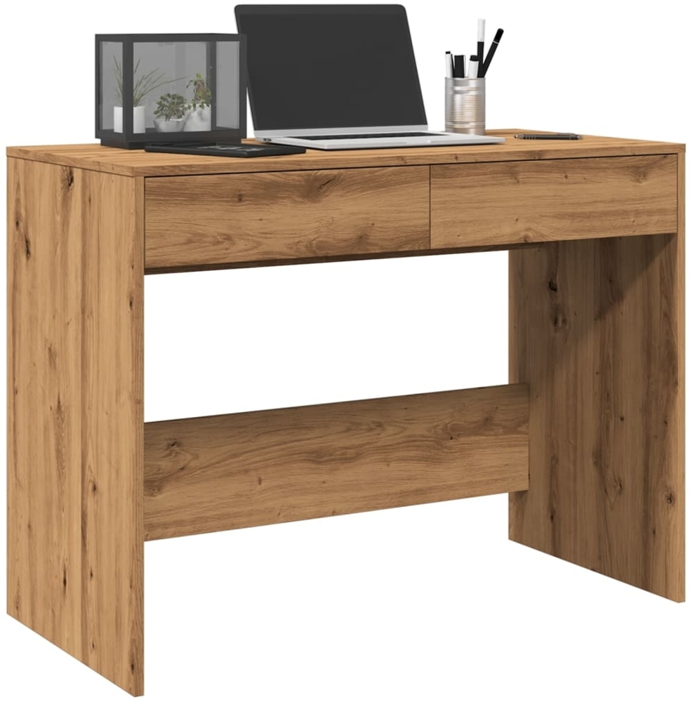 vidaXL Schreibtisch Artisan-Eiche 101x50x76,5 cm Holzwerkstoff 856765 Bild 1