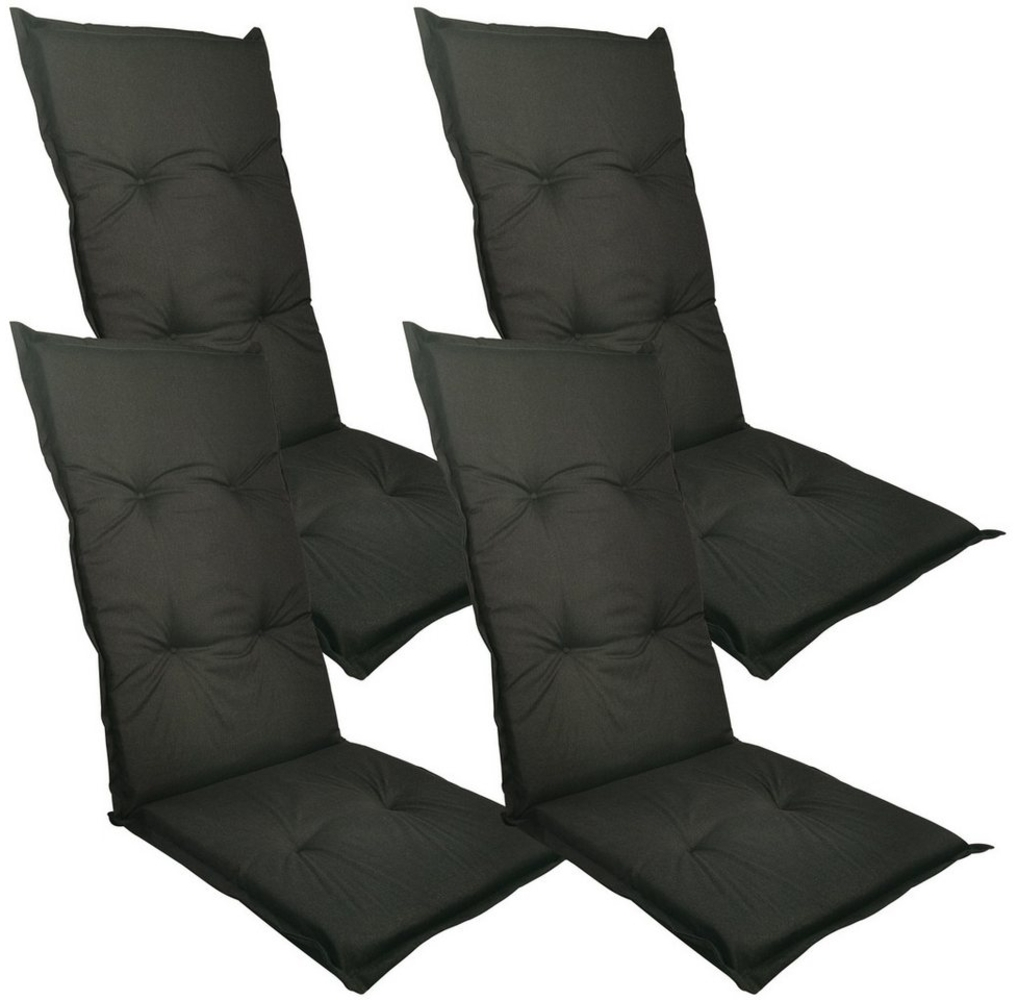 Waidmeister Hochlehnerauflage Hochlehner Auflage Naxos für Gartenstühle, (4 St) Bild 1