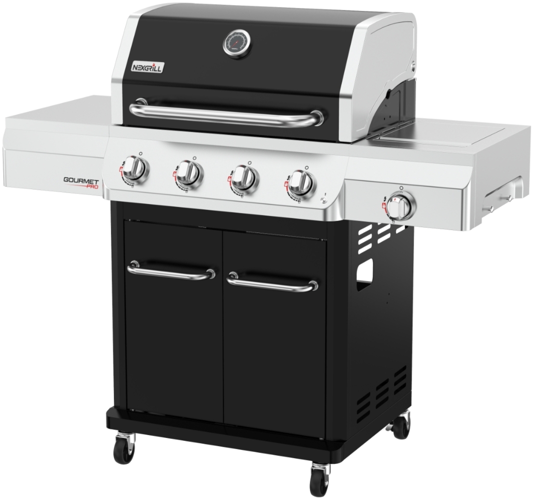 Nexgrill Gasgrill "Gourmet Pro" mit Seitenkochfeld, silber / schwarz,4+1 Brenner Bild 1