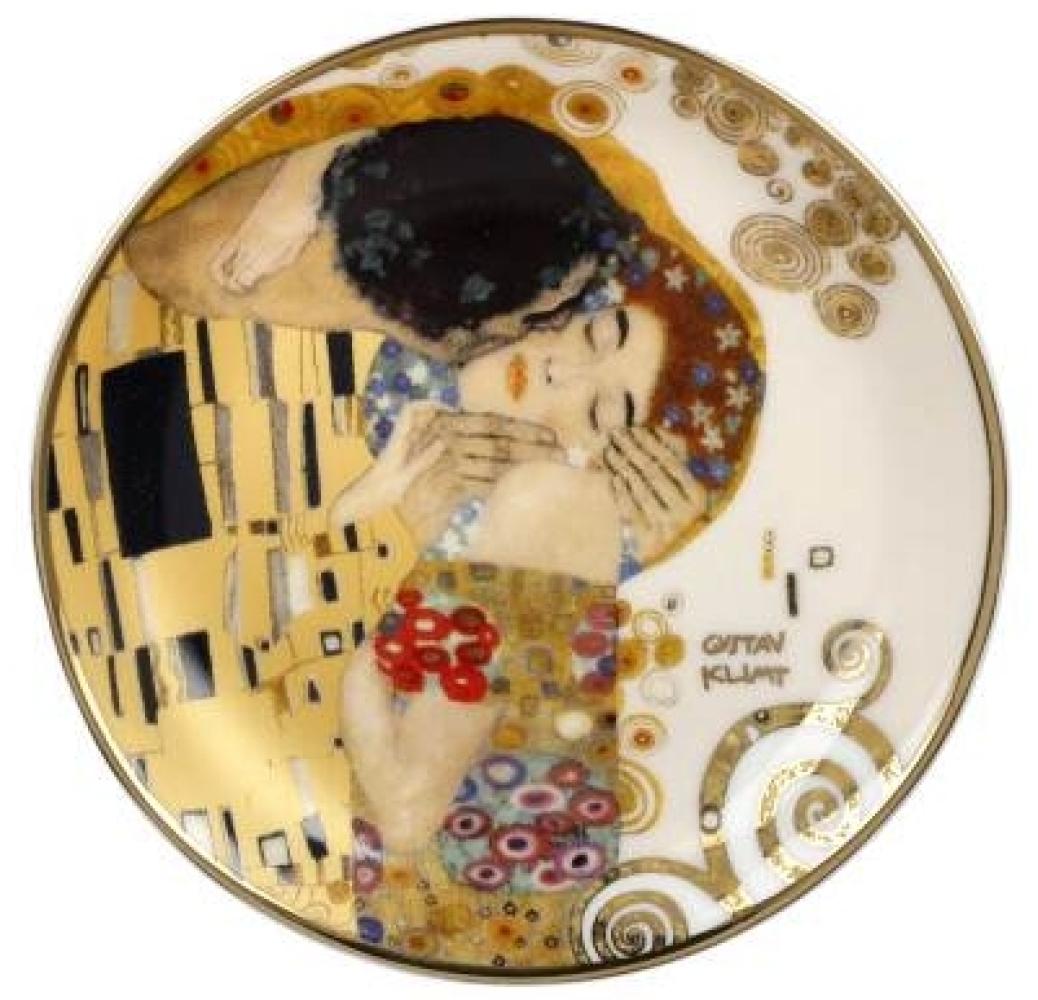 Goebel Miniteller Gustav Klimt - Der Kuss, Dekoteller, Teller, Artis Orbis, Fine Bone China, Bunt, 10 cm, 67063051 Bild 1