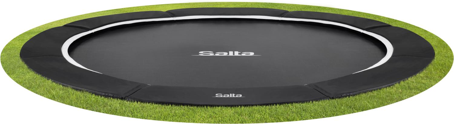 Salta 'Royal Baseground' Trampolin ab 5 Jahren, maximal belastbar bis 120 kg, schwarz, Ø427 cm Bild 1