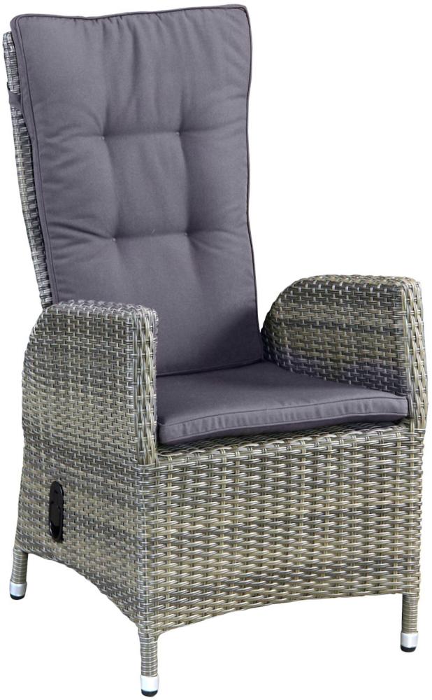 Inko Lounge-Sessel Leon Rattanoptik Loungesessel Gartensessel 2 Farben zur Wahl Rattanoptik dark olive Bild 1