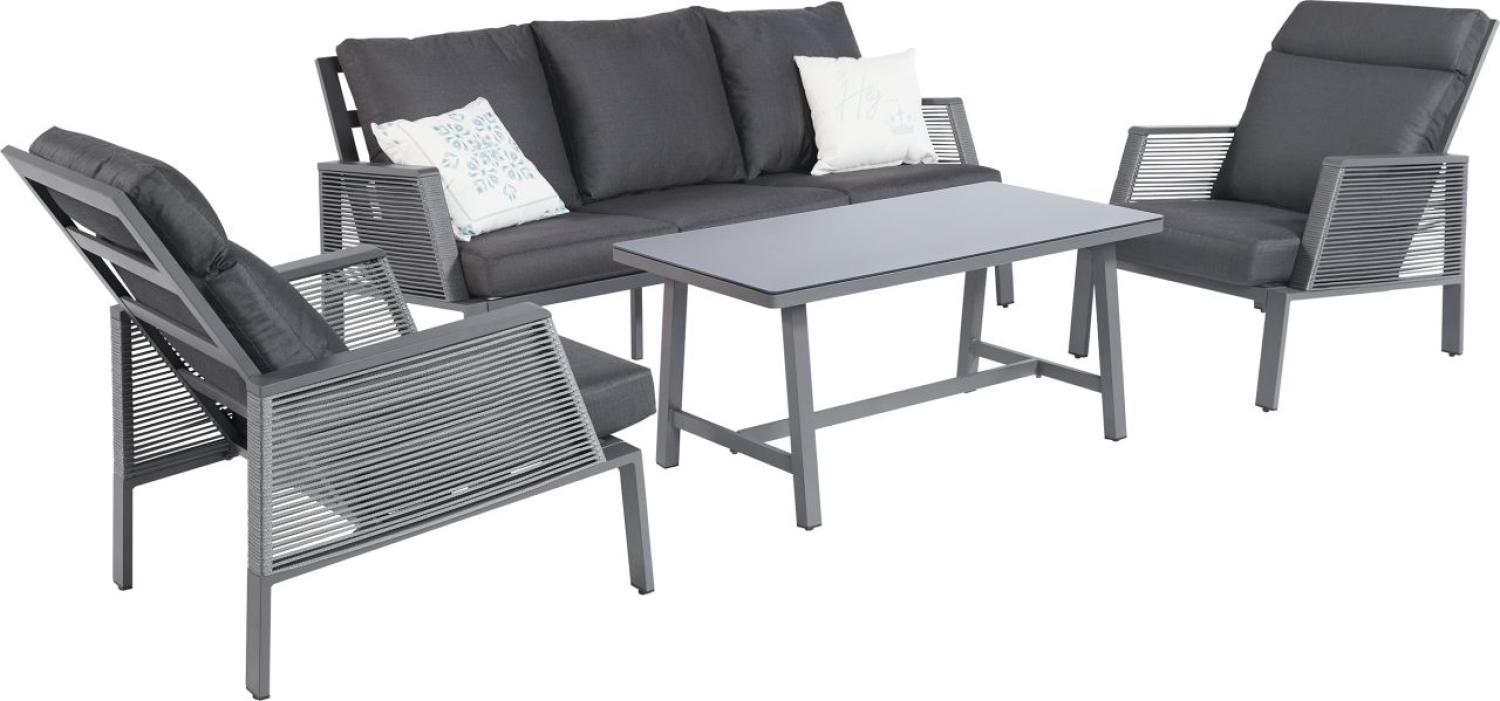 Primaster Dining Lounge Set Alu Cervia Garten Möbel Sitzgruppe Sofa Garnitur Bild 1