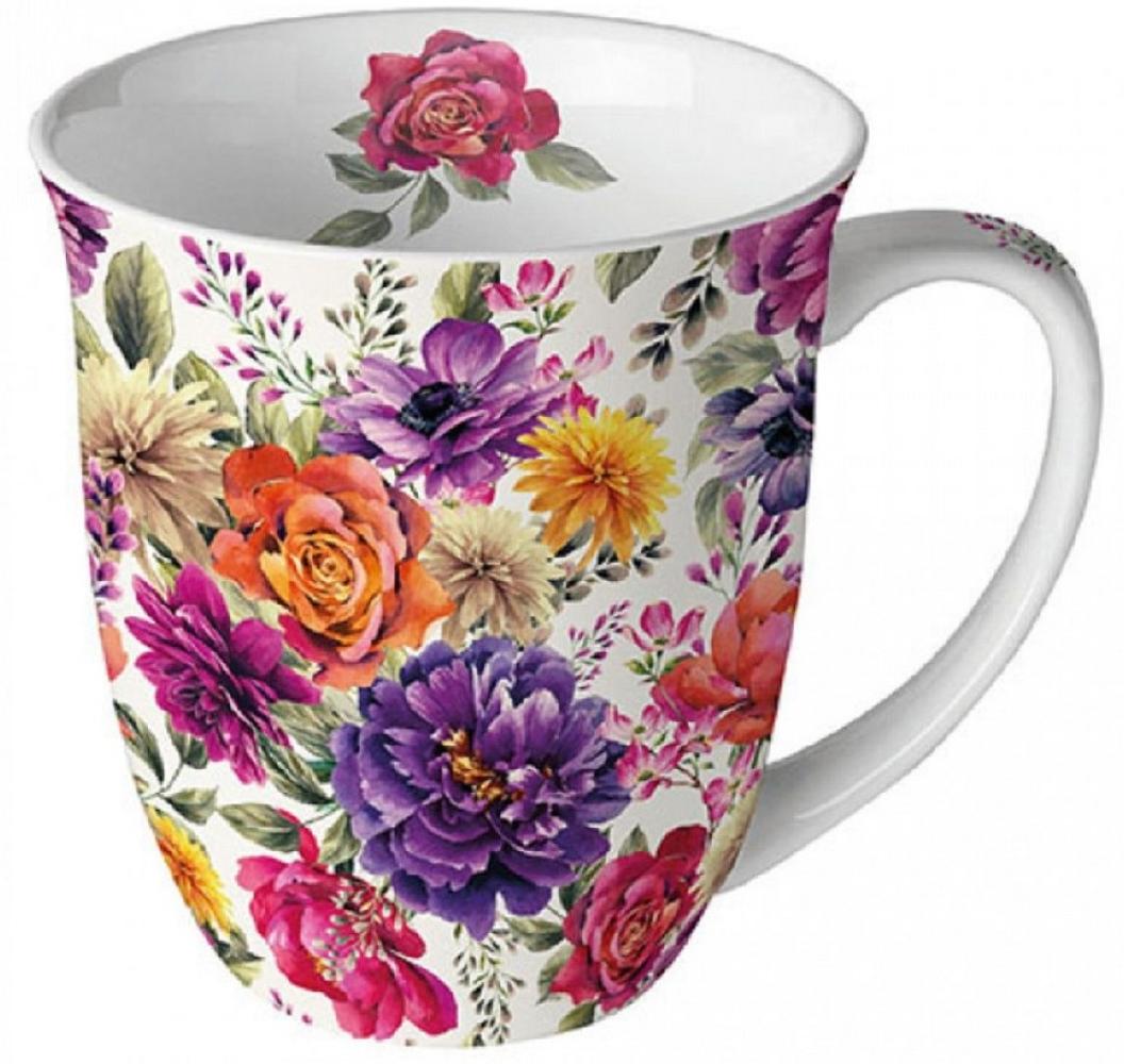 Ambiente Luxury Paper Products Becher Sommer Porzellan Tasse - Mug Blumen Frühling Kollektion, Herbst - Pflanzen Tee/Kaffee - Ideal Als Geschenk Bild 1