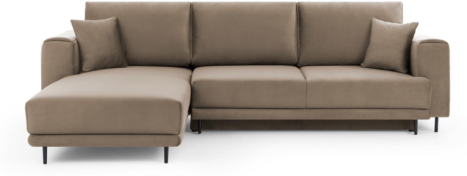 ELTAP 'Dalia' Ecksofa, Hellbraun, 95 x 190 x 289 cm, Links Bild 1