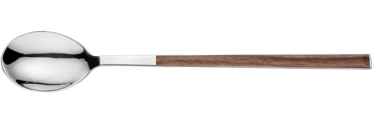 PINTINOX Kaffeelöffel Sushi Moka (6 Stück), Edelstahl 18/0 mit ABS Kunststoffgriff in Holzoptik Bild 1