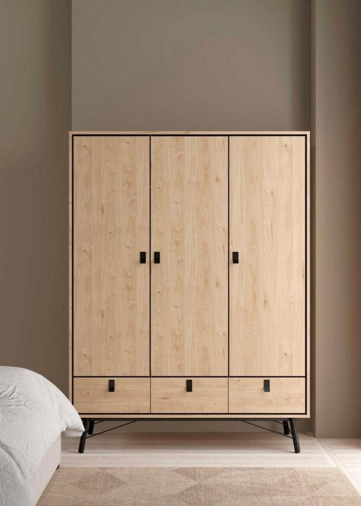 andas Kleiderschrank RY mit 3 Türen und 3 Schubladen, Breite/Höhe 150/200 cm Bild 1