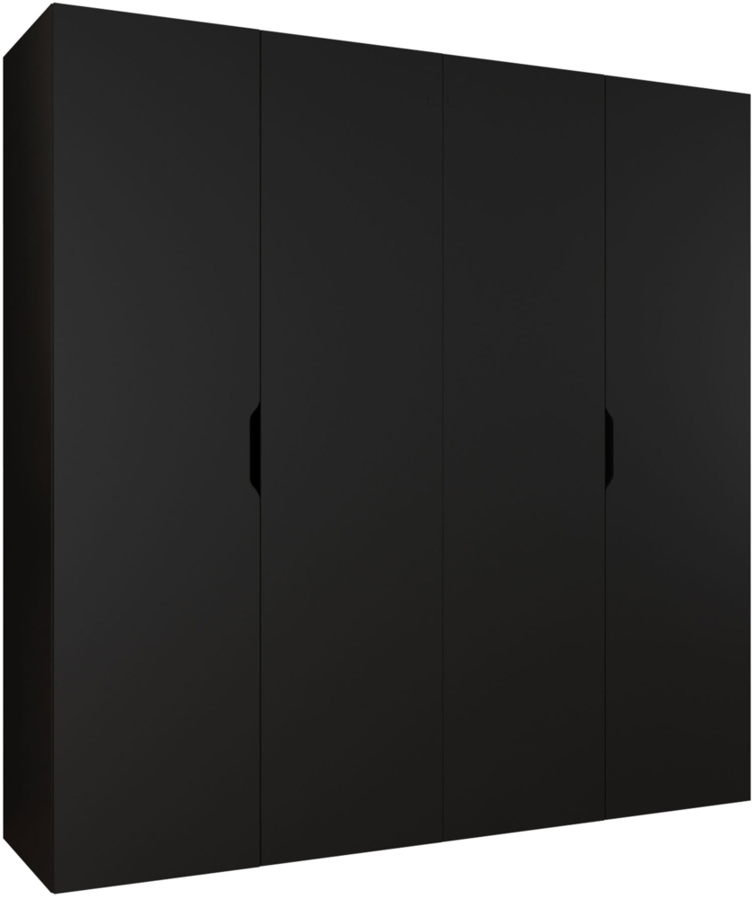 Kleiderschrank Midere 200 (Farbe: Schwarz) Bild 1