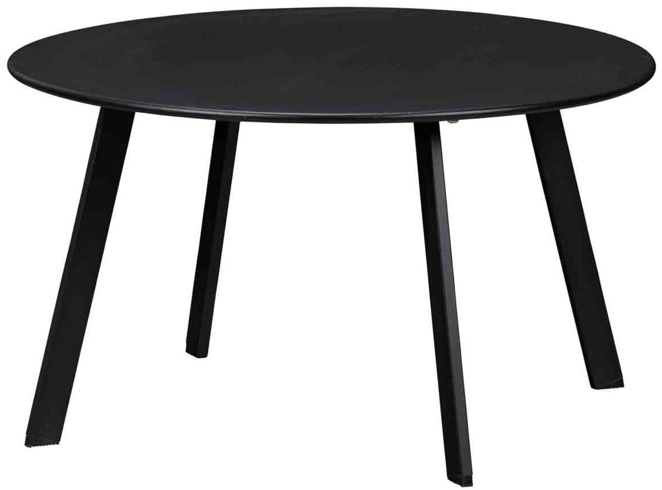 Couchtisch/Beistelltisch Fer aus Metall, Schwarz, 70 cm Bild 1