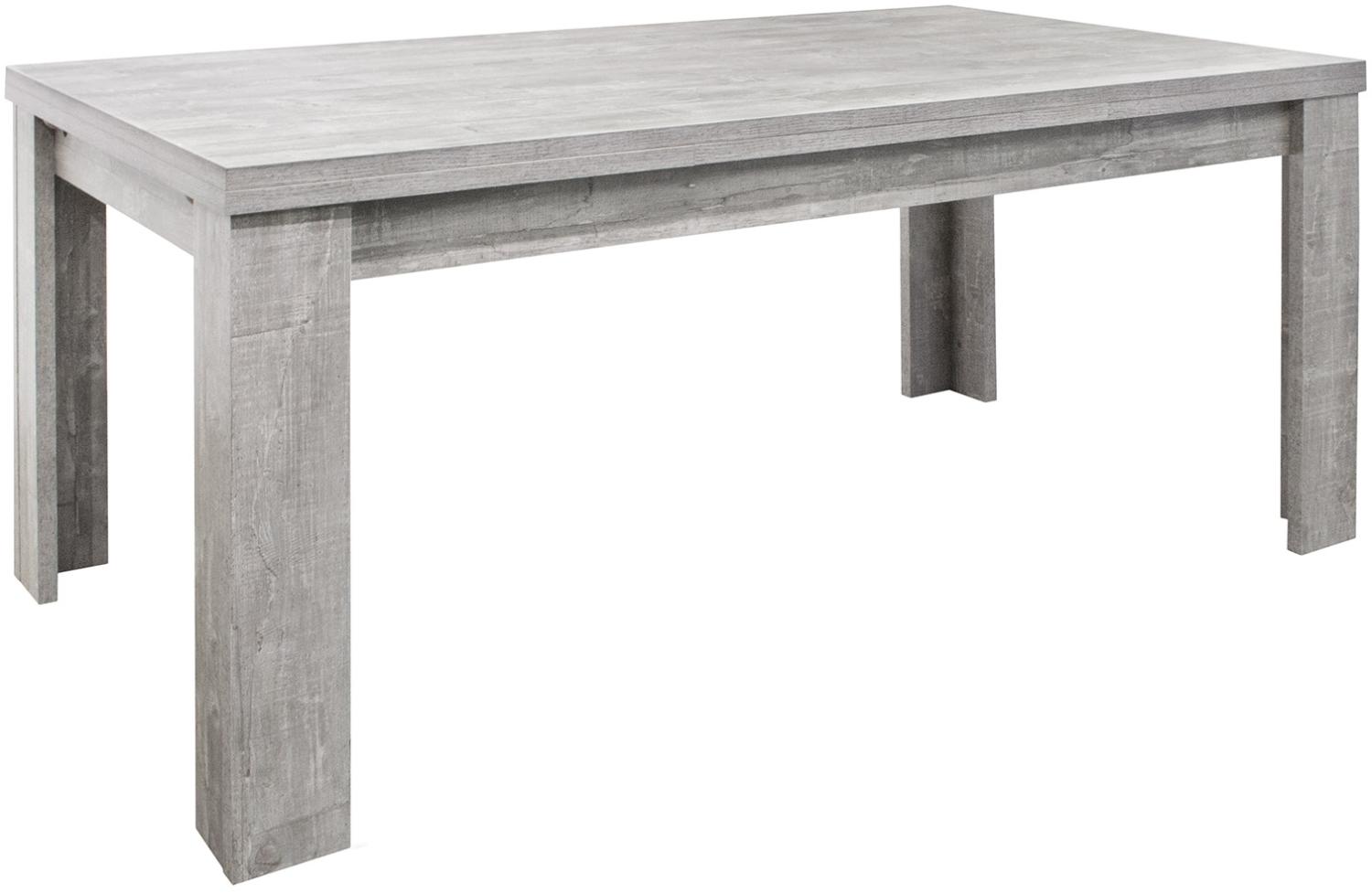 Esstisch ausziehbar Eddy 160 x 90 x 78 Esszimmertisch Beton 13782-160260 Bild 1