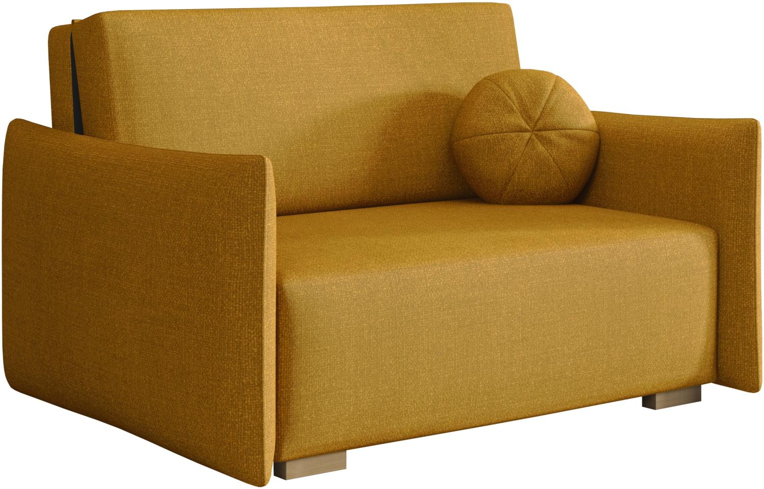 Sofa Viva Glov II mit Schlaffunktion, 2 Sitzer Schlafsofa mit Bettkasten (Farbe: Soul 10) Bild 1