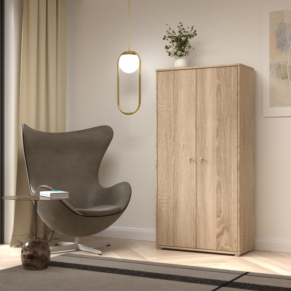 FORTE Tempra2 Kommode, Holzwerkstoff, Beige, 73,7 x 149,5 x 34,8 cm Bild 1