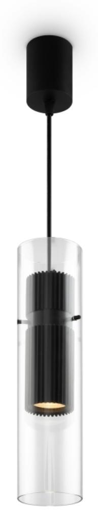 Maytoni Pendelleuchte Dynamics, Schwarz matt, 1 flg, 50 W, 32 x 8 x 32 cm (LxBxH) Bild 1