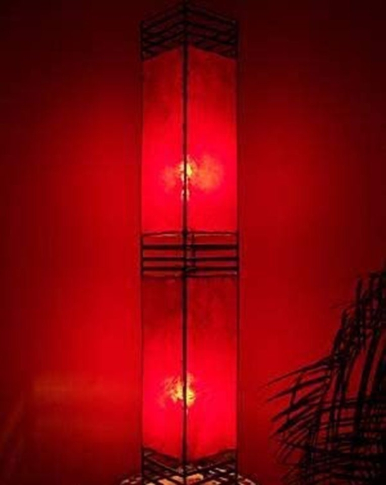 Marrakesch Orient & Mediterran Interior Stehlampe Orient Stehlampe Koutoubia Rot 120cm Bild 1