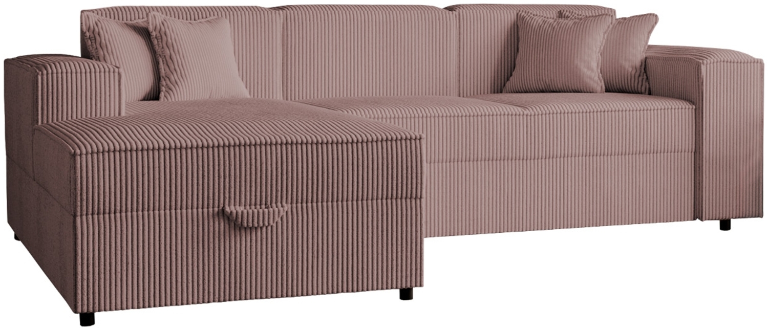 Ecksofa Santos L Cord (Farbe: Poso 27, Seite: Links) Bild 1