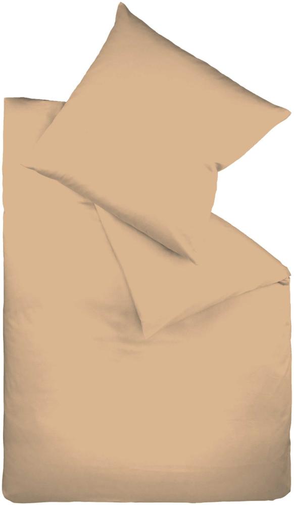 Fleuresse Mako-Satin-Bettwäsche colours, Farbe sand 4033 240 x 220 + 2 x 80 x 80 Bild 1