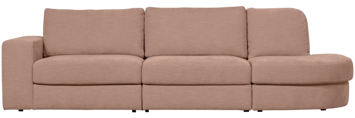 Sofa Family aus Webstoff Rechts, Rosa Bild 1