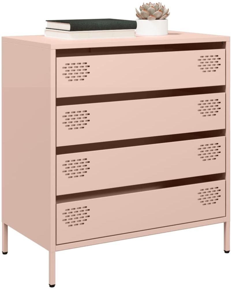 vidaXL Sideboard Rosa 68x39x73,5 cm Kaltgewalzter Stahl 851287 Bild 1