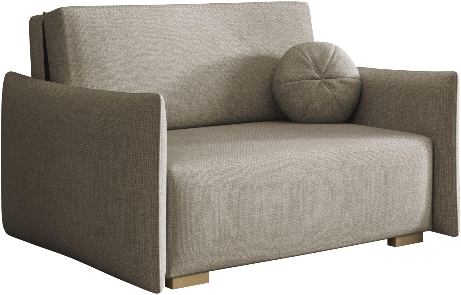 Sofa Viva Glov II mit Schlaffunktion, 2 Sitzer Schlafsofa mit Bettkasten (Farbe: Soul 03) Bild 1