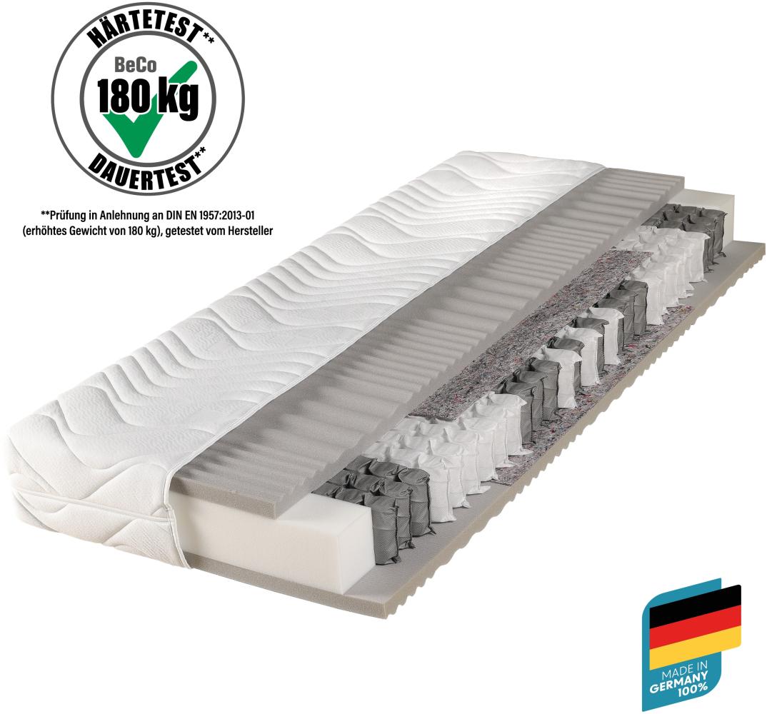 Federkernmatratze Maxima Plus, Beco, 22 cm hoch Größe 180 x 200 cm Härtegrad H2 (0 kg - 100 kg) Bild 1