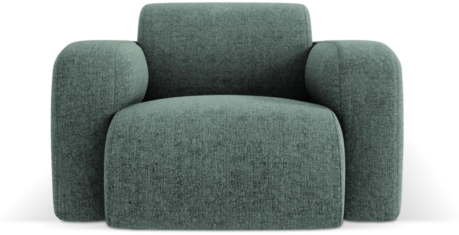 Micadoni Boucle Sessel Molino Chenille Petrol Bild 1