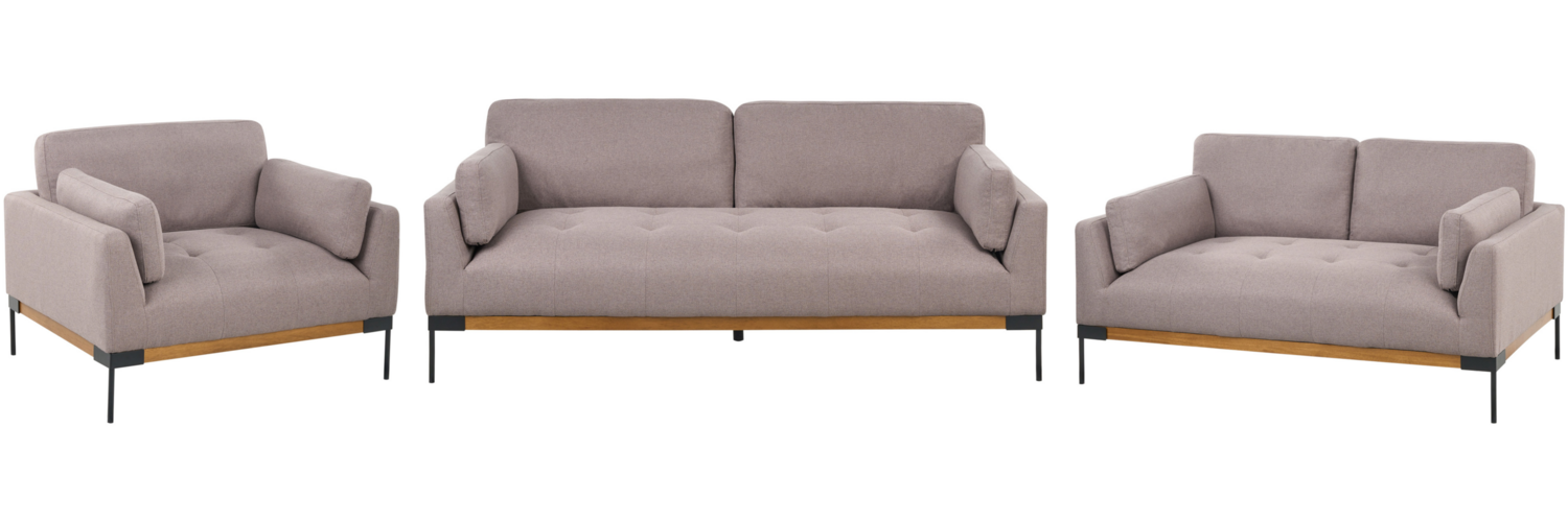 6-Sitzer Sofa Set Taupe SKAVEN Bild 1