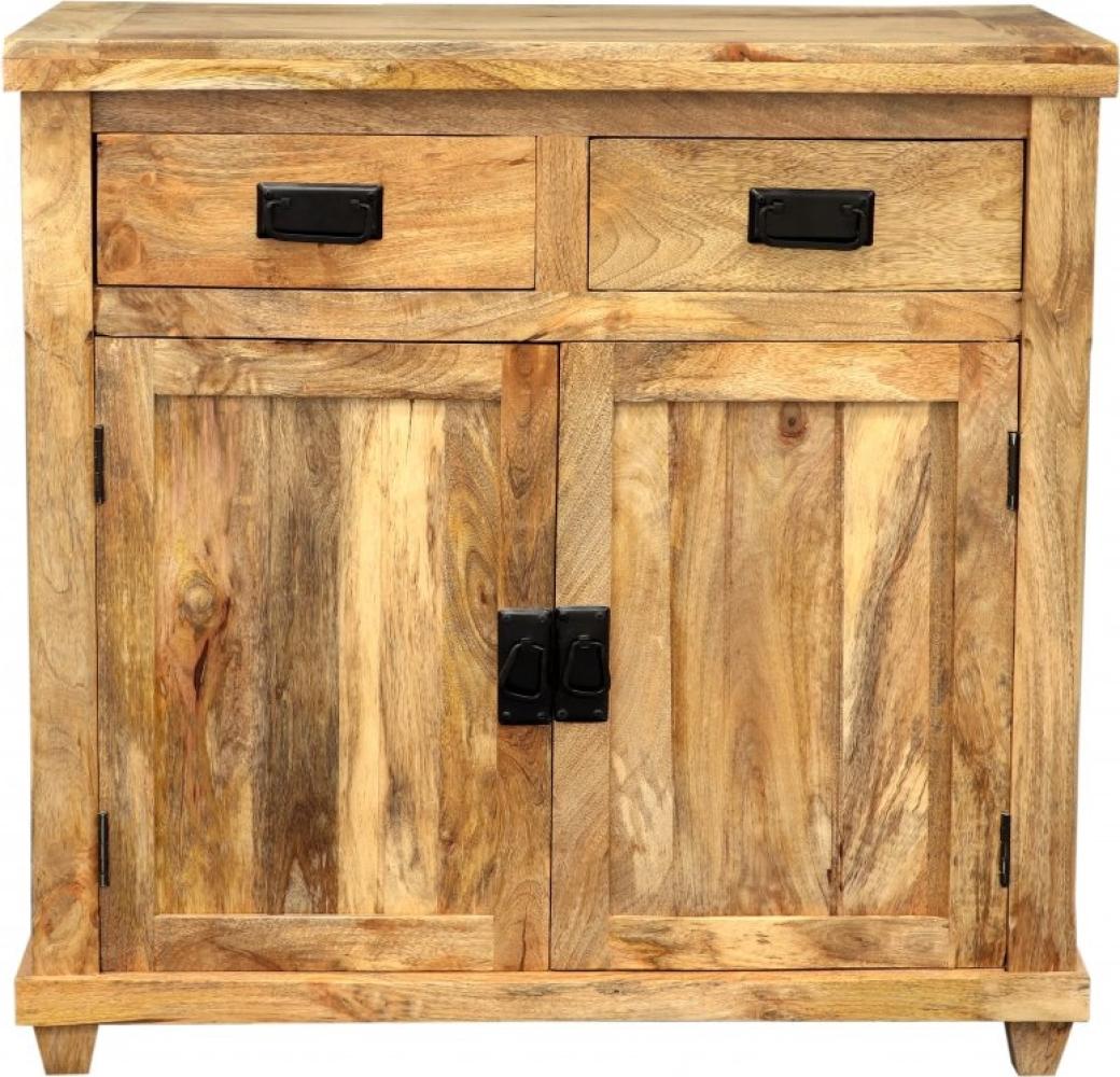 Kommode Devi 90x90x45 aus Mangoholz Bild 1