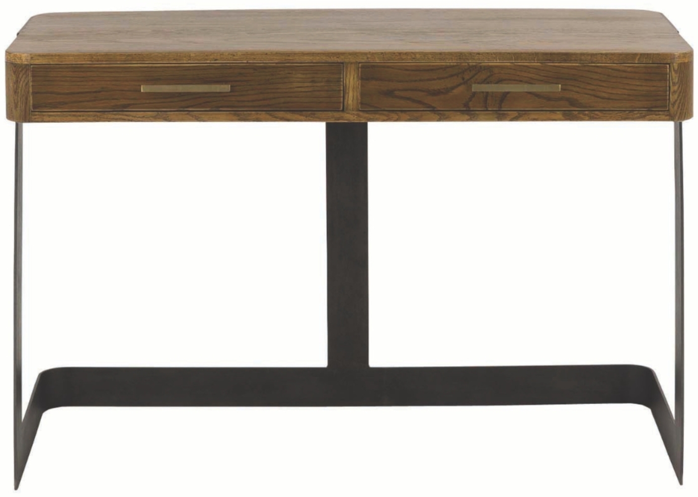 Signature Büro aus Metall und massive Eiche - Helles Holz Bild 1