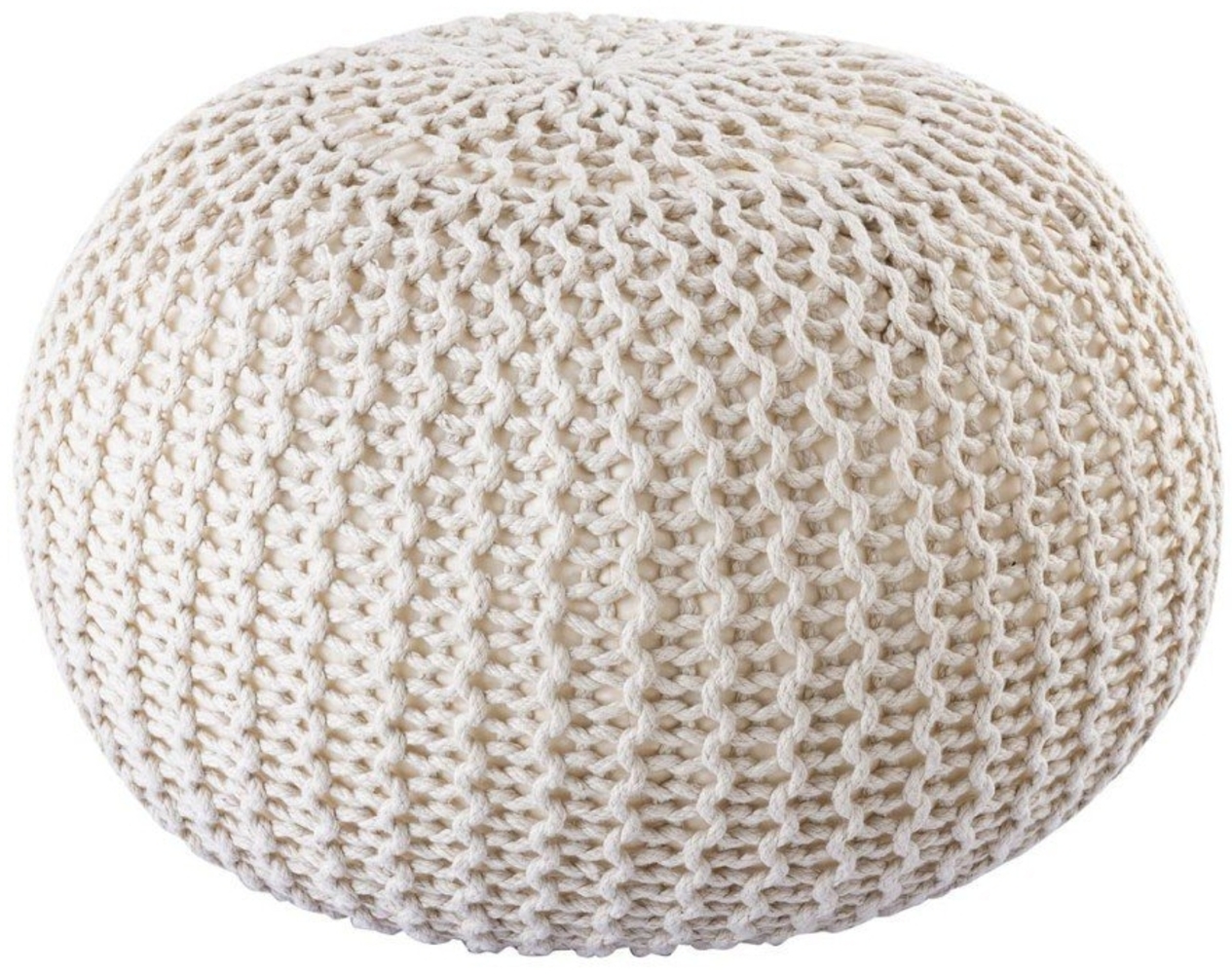 soma Sessel Pouf PREMIUM ø45cm Sitzhocker Strickpouf Innen Terrasse Pool Garten n Bild 1